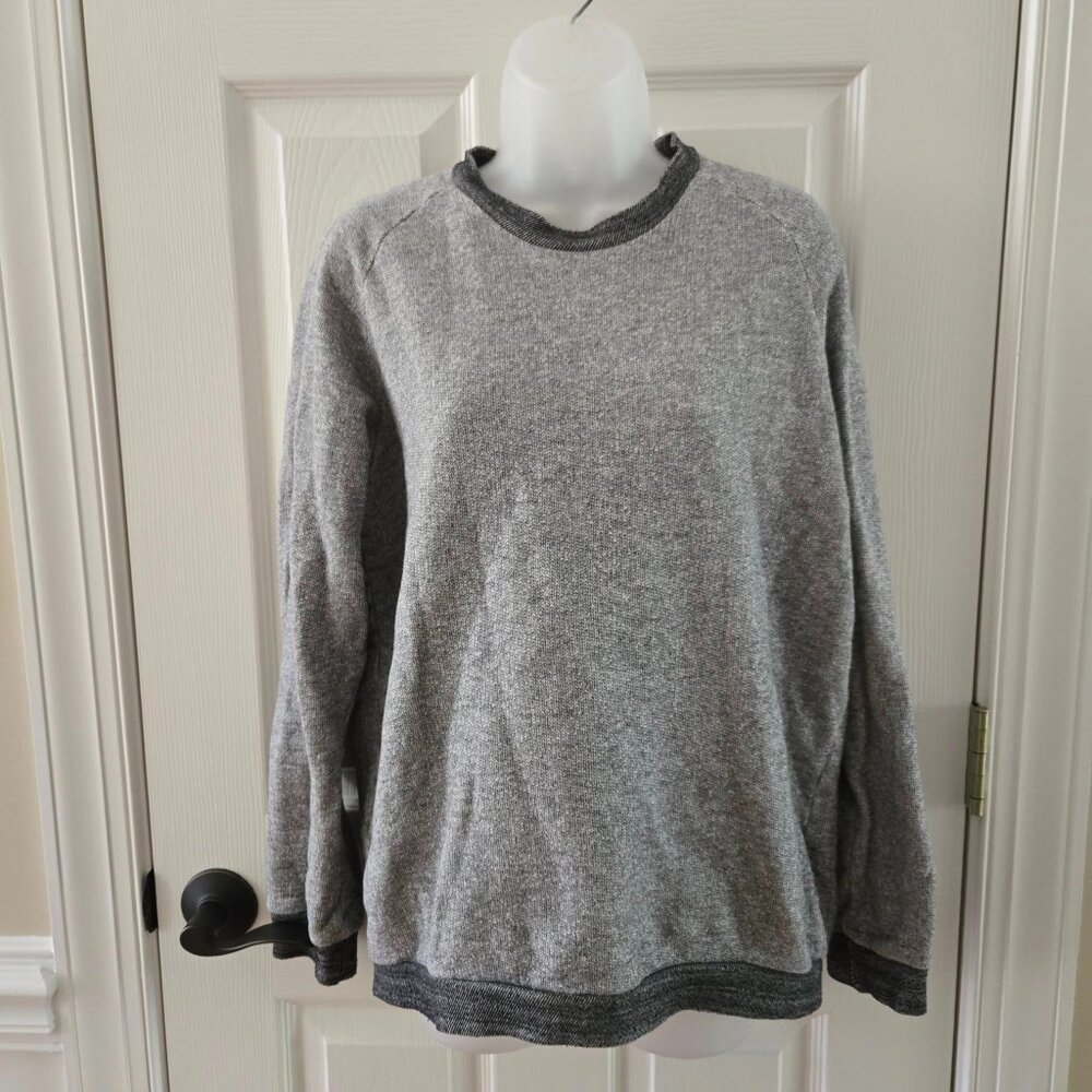 Homecore Men's Heather Grey Terry Cloth Crewneck Sweatshirt Size Medium